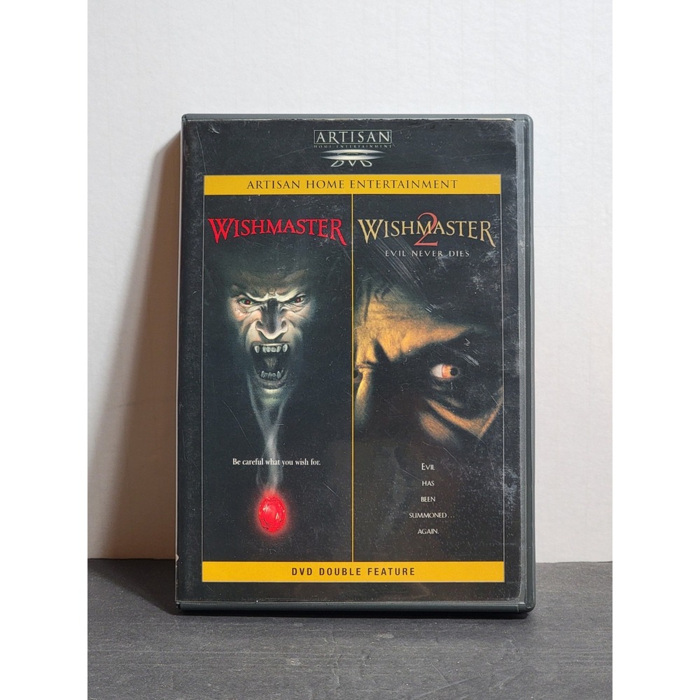 Wishmaster / Wishmaster 2: Evil Never Dies DVD Double Feature Horror Artisan R